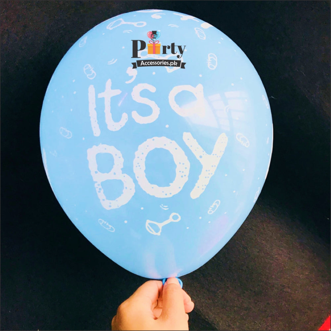 GEMAR PRINTED BALLOONS ITS A BOY 30CM 12''